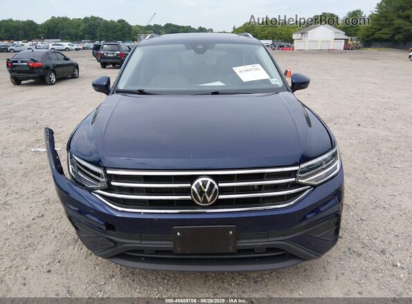 3VVMB7AX4RM168302 2024 VOLKSWAGEN TIGUAN Blue Vista del cuadro de instrumentos