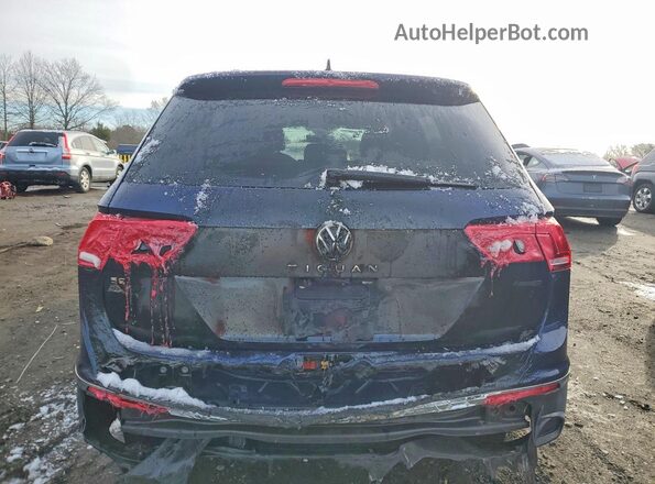 3VVMB7AX7PM070104 2023 VOLKSWAGEN TIGUAN Blue Vista trasera