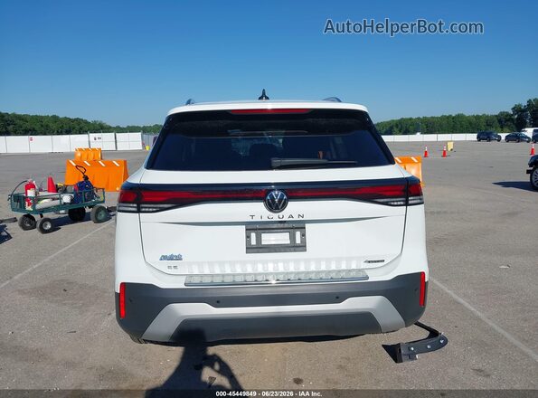 3VVMR7RM7TM039659 2026 VOLKSWAGEN TIGUAN White 