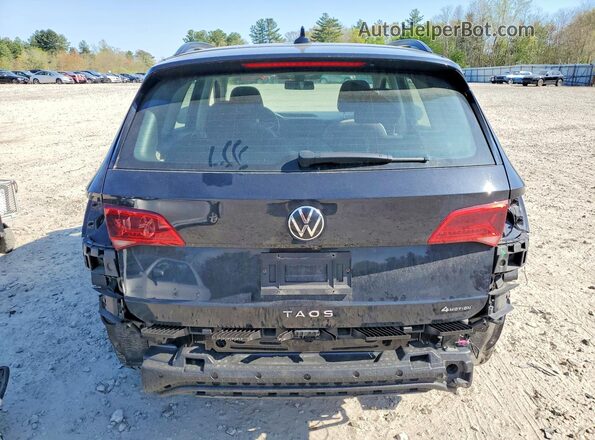 3VVMX7B22NM037089 2022 VOLKSWAGEN TAOS Черный Вид сзади