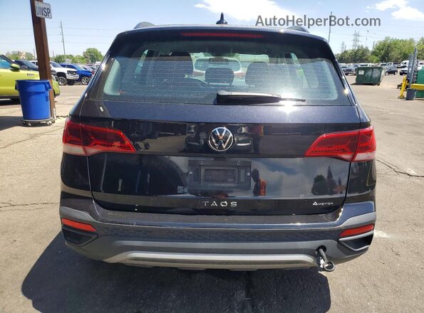 3VVMX7B29NM021441 2022 VOLKSWAGEN TAOS Black Հետևի տեսք