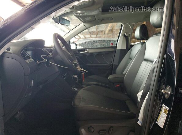 3VVNB7AX5RM188210 2024 VOLKSWAGEN TIGUAN Black Widok wnętrza z przodu