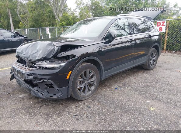 3VVNB7AX8PM094254 2023 VOLKSWAGEN TIGUAN Black Передня ліва чверть