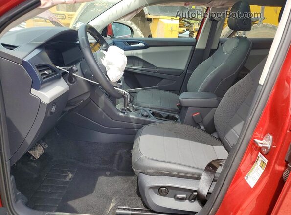 3VVNX7B22PM308756 2023 VOLKSWAGEN TAOS Красный Вид салона спереди