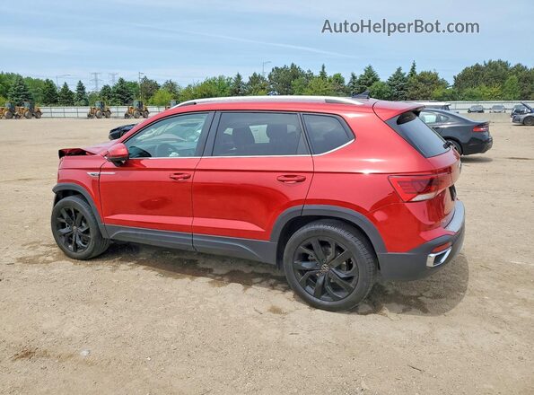 3VVNX7B22PM308756 2023 VOLKSWAGEN TAOS Красный Задняя левая четверть