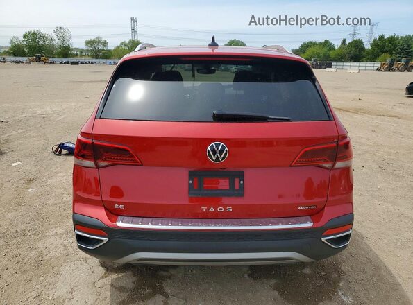 3VVNX7B22PM308756 2023 VOLKSWAGEN TAOS Красный Вид сзади