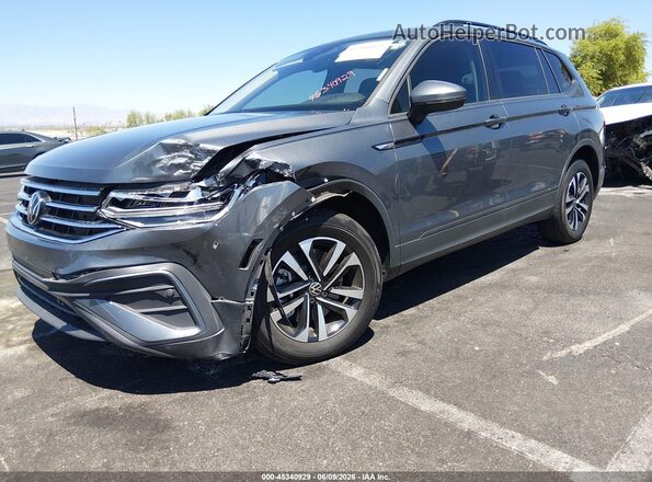 3VVRB7AX5RM035926 2024 VOLKSWAGEN TIGUAN Gray Առջևի ձախ երեք քառորդ տեսարան