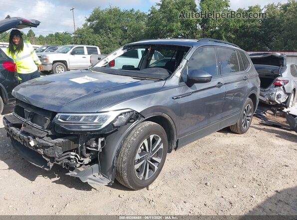 3VVRB7AX7RM196729 2024 VOLKSWAGEN TIGUAN Gray Առջևի ձախ երեք քառորդ տեսարան