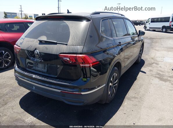 3VVRB7AX7RM197122 2024 VOLKSWAGEN TIGUAN Черный Задняя правая четверть