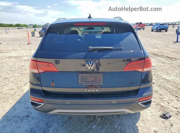 3VVRX7B21NM080327 2022 VOLKSWAGEN TAOS Black Widok z tyłu