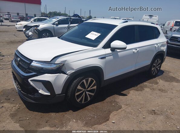 3VVRX7B24NM007159 2022 VOLKSWAGEN TAOS White Առջևի ձախ երեք քառորդ տեսարան