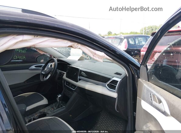 3VVSC7B21SM089103 2025 VOLKSWAGEN TAOS Black Вид салону спереду