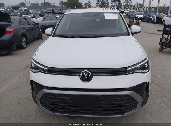 3VVSC7B22SM077090 2025 VOLKSWAGEN TAOS White Սարքավորումների վահանակի տեսք