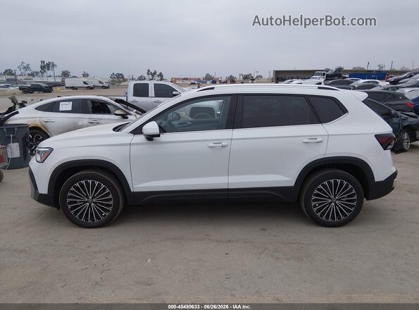 3VVSC7B22SM077090 2025 VOLKSWAGEN TAOS White Սալոնի 360 աստիճան տեսք