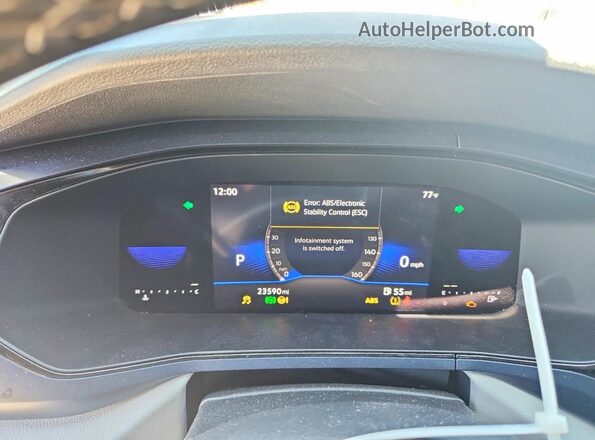 3VVSX7B22PM327133 2023 VOLKSWAGEN TAOS Gray Instrument cluster view
