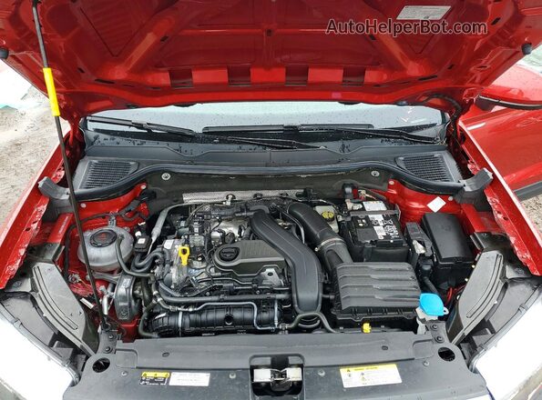3VVSX7B27RM009902 2024 VOLKSWAGEN TAOS Red Widok wnętrza z tyłu