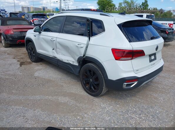 3VVTX7B20NM033165 2022 VOLKSWAGEN TAOS White Հետևի ձախ