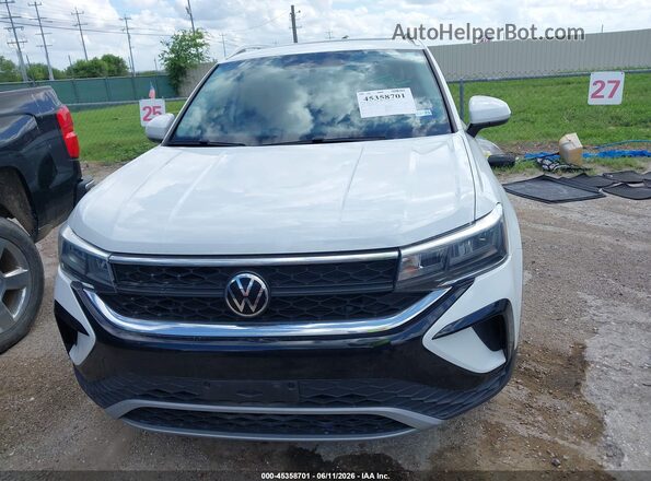 3VVTX7B20NM033165 2022 VOLKSWAGEN TAOS White Սարքավորումների վահանակի տեսք
