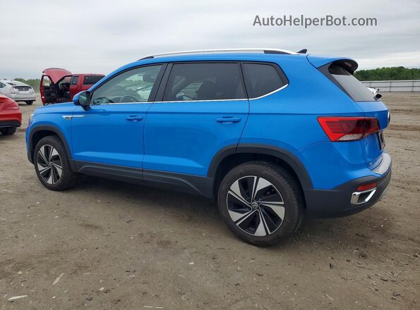 3VVUX7B24RM030456 2024 VOLKSWAGEN TAOS Blue Задня ліва чверть