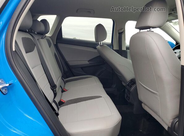 3VVUX7B24RM030456 2024 VOLKSWAGEN TAOS Blue Вид задньої частини салону