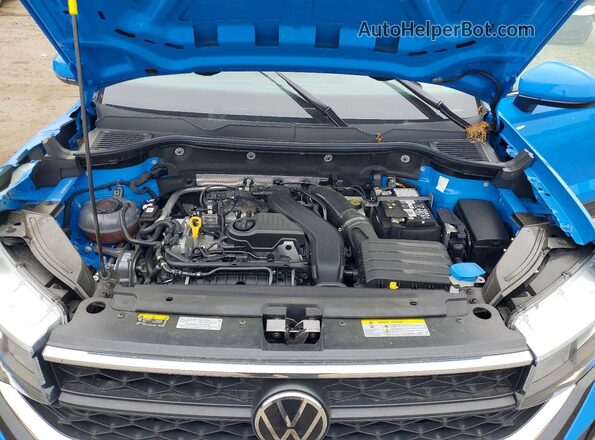 3VVUX7B24RM030456 2024 VOLKSWAGEN TAOS Blue Вид підкапотного простору