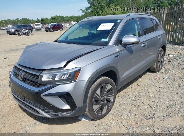 3VVUX7B28PM353776 2023 VOLKSWAGEN TAOS Серебряный Передняя левая четверть