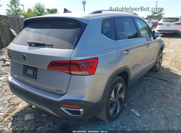 3VVUX7B28PM353776 2023 VOLKSWAGEN TAOS Серебряный Задняя правая четверть