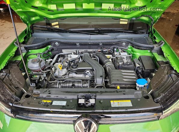 3VVVC7B2XSM043170 2025 VOLKSWAGEN TAOS Зеленый Вид задней части салона