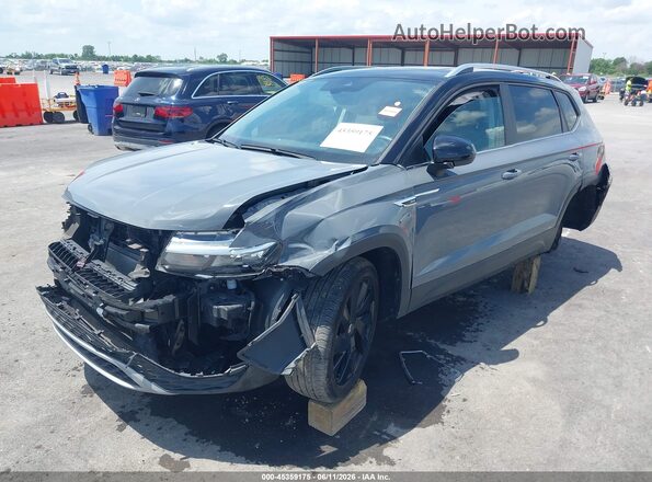 3VVVX7B27RM051113 2024 VOLKSWAGEN TAOS Gray Передня ліва чверть
