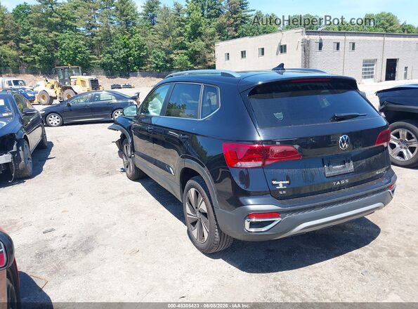 3VVVX7B27RM120253 2024 VOLKSWAGEN TAOS Черный Задняя левая четверть