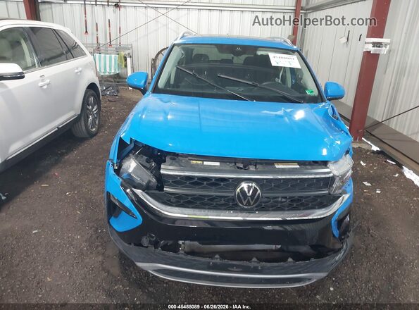 3VVVX7B28RM039455 2024 VOLKSWAGEN TAOS Blue Вид щитка приладів