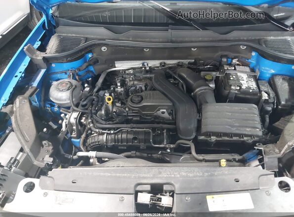3VVVX7B28RM039455 2024 VOLKSWAGEN TAOS Blue Вид ззаду