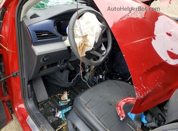 3VVYX7B28NM054397 2022 VOLKSWAGEN TAOS Red წინა პანელის ხედი