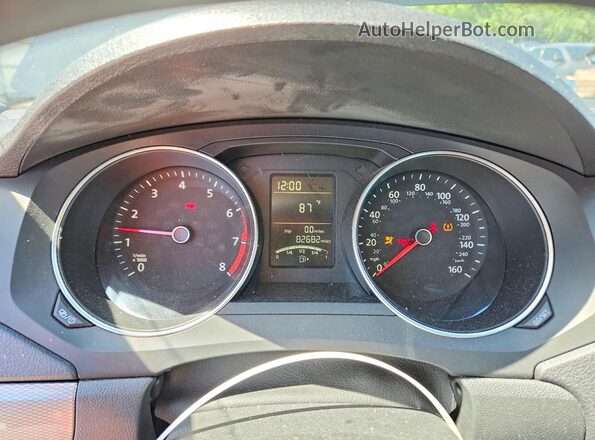 3VW167AJ0HM342153 2017 VOLKSWAGEN JETTA Black ხელსაწყოთა პანელის ხედი