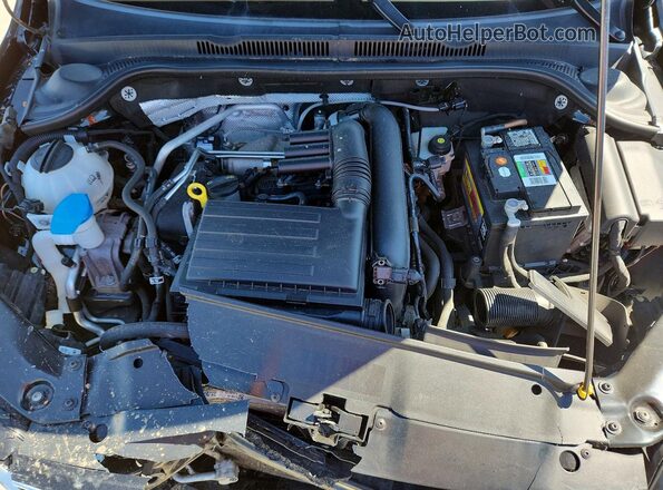 3VW167AJ0HM342153 2017 VOLKSWAGEN JETTA Black უკანა სალონის ხედი