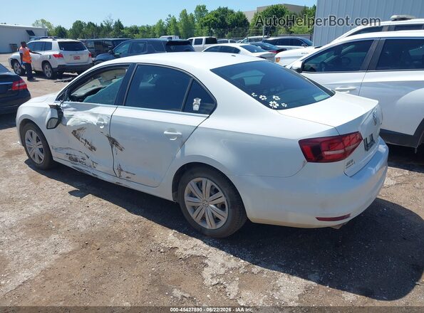 3VW167AJ4HM339000 2017 VOLKSWAGEN JETTA Белый Задняя левая четверть