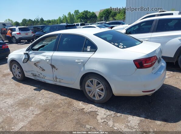 3VW167AJ4HM339000 2017 VOLKSWAGEN JETTA Белый Вид задней части салона