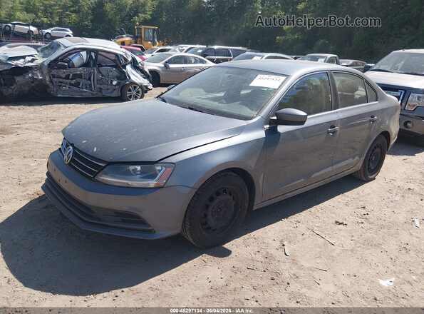 3VW167AJ8HM279075 2017 VOLKSWAGEN JETTA Gray Front left