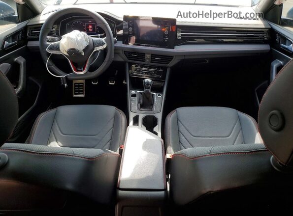 3VW1M7BU1TM015137 2026 VOLKSWAGEN JETTA Blue Dashboard view