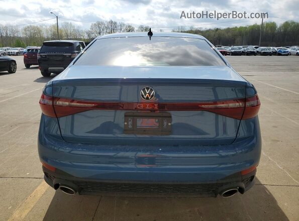 3VW1M7BU1TM015137 2026 VOLKSWAGEN JETTA Blue Rear view