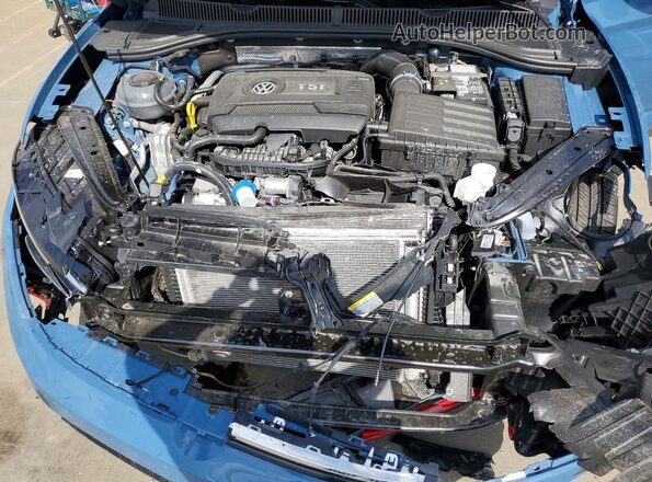 3VW1M7BU1TM015137 2026 VOLKSWAGEN JETTA Blue Rear interior view
