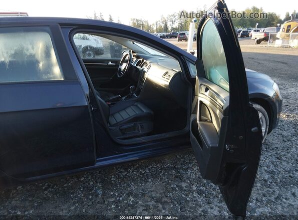 3VW217AU0HM014471 2017 VOLKSWAGEN GOLF Dark Blue Vista interior delantera