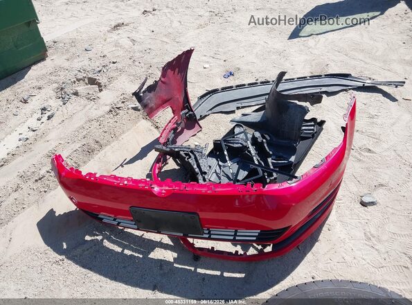 3VW217AU0HM036972 2017 VOLKSWAGEN GOLF Red Вид щитка приладів