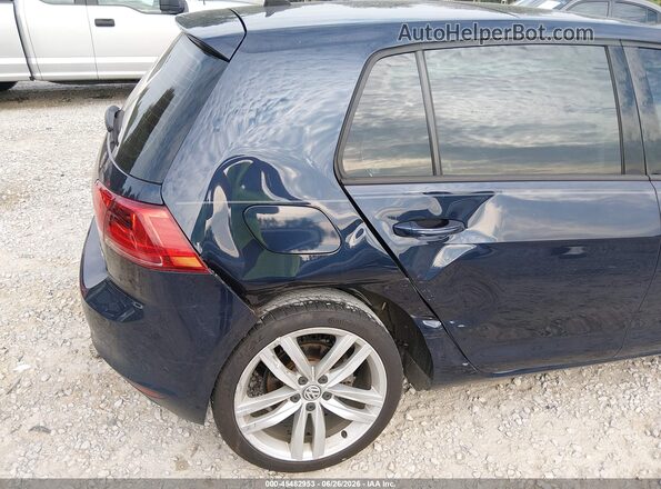 3VW217AUXHM020021 2017 VOLKSWAGEN GOLF Синий Вид спереди