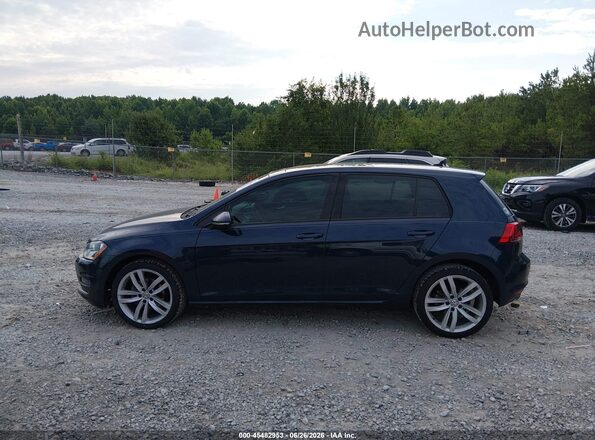 3VW217AUXHM020021 2017 VOLKSWAGEN GOLF Синий Панорамный вид салона 360°