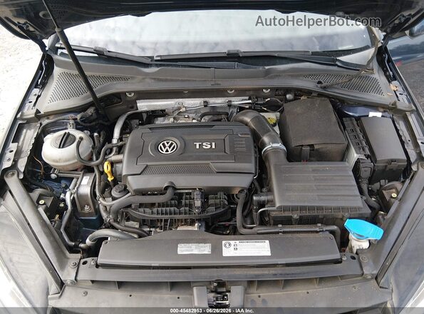3VW217AUXHM020021 2017 VOLKSWAGEN GOLF Синий Вид сзади