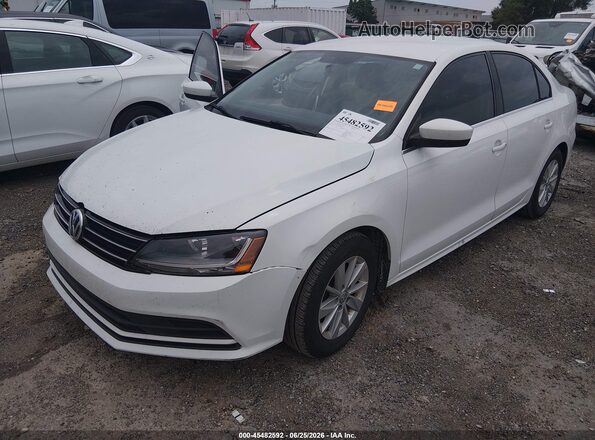 3VW2B7AJ0HM306348 2017 VOLKSWAGEN JETTA White Առջևի ձախ երեք քառորդ տեսարան