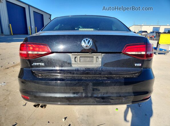 3VW2B7AJ0HM329077 2017 VOLKSWAGEN JETTA Black უკანა ხედი