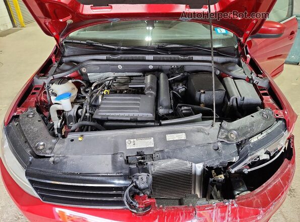 3VW2B7AJ0HM389750 2017 VOLKSWAGEN JETTA Burgundy Вид задньої частини салону