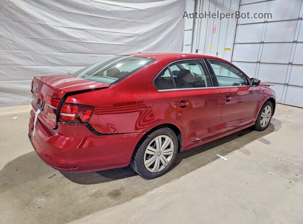 3VW2B7AJ0HM389750 2017 VOLKSWAGEN JETTA Burgundy Задня права чверть
